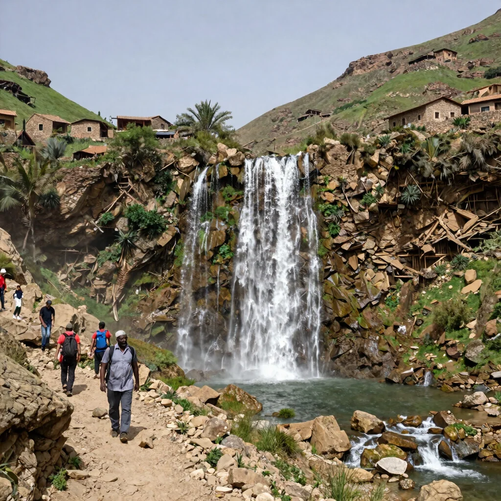 Ourika Valley Waterfalls